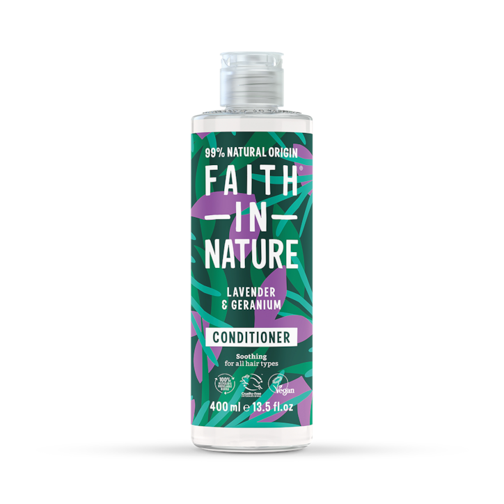 Faith in Nature Lavender & Geranium Conditioner 400ml image 1