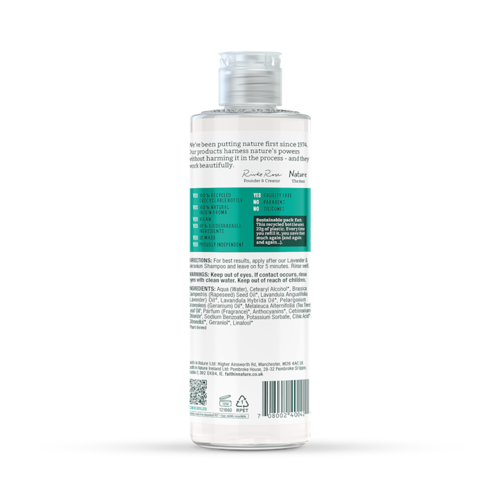 Faith in Nature Lavender & Geranium Conditioner 400ml image 2