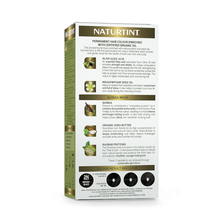 Naturtint Permanent Hair Colour 2N (Brown Black) image 5