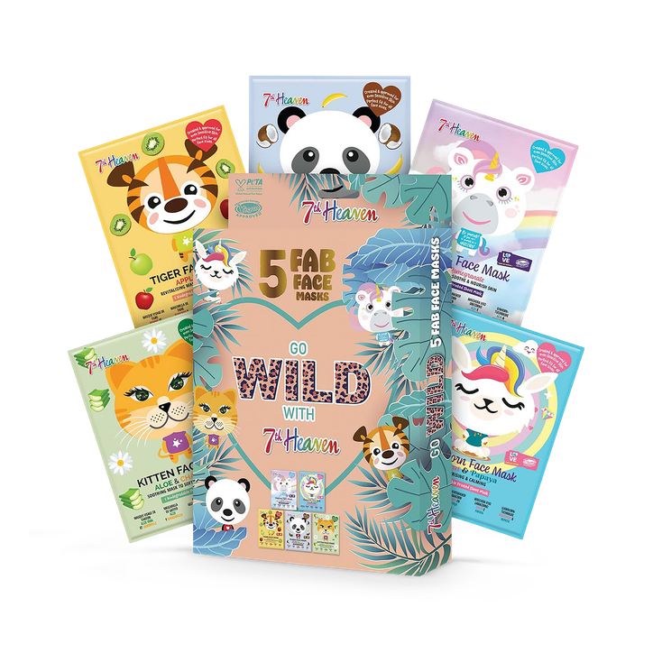 7th Heaven - Go Wild Multipack 5 masks 5Item