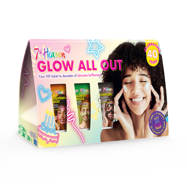 7th Heaven Glow All Out Gift Set - Face Masks