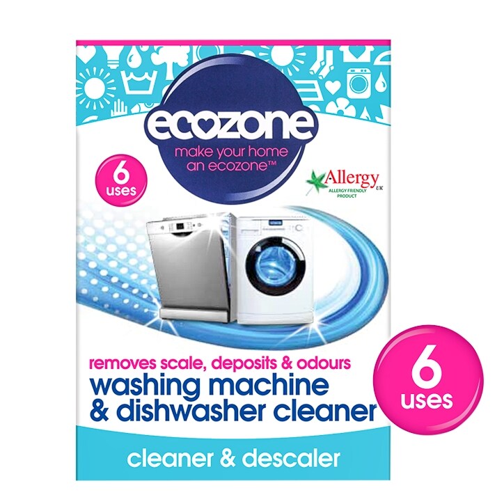 Ecozone Washing Machine & Dishwasher Cleaner 6 Tablets-1