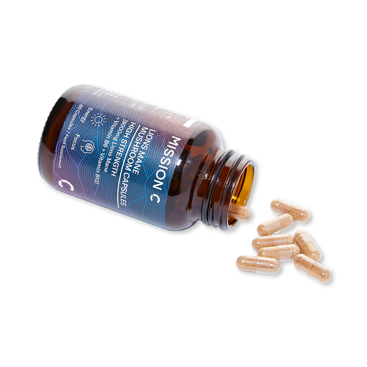 thumbnail interactive-video image 1 of Health Wize Organic Lions Mane Mushroom Extract - 100 Capsules, 8000mg 10:1 1 of 2