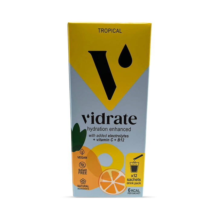 Vidrate Hydration Tropical 12 Sachets