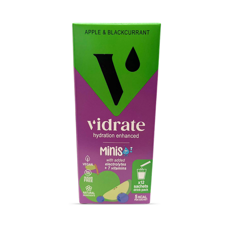 Vidrate Hydration Apple & Blackcurrant Kids Minis 12 Sachets