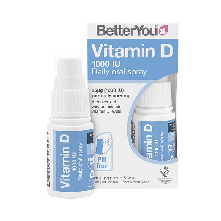 BetterYou D1000 Vitamin D Daily Oral Spray 15ml
