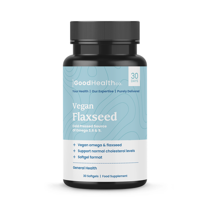 Your Good Health Co Flaxseed Oil 1000mg Omega 3-6-9 - 30 Vegan soft gels