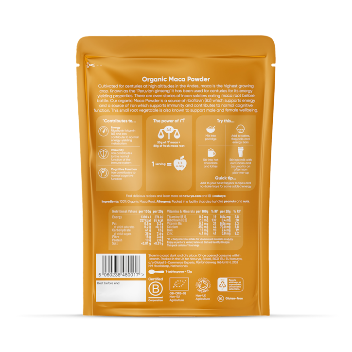Naturya Organic Maca Powder 300g image 2