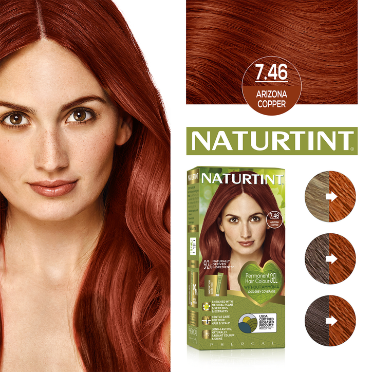 Naturtint Permanent Hair Colour 7.46 (Arizona Copper) image 6