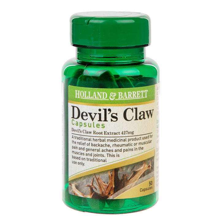 Holland & Barrett Devils Claw 50 Capsules image 2