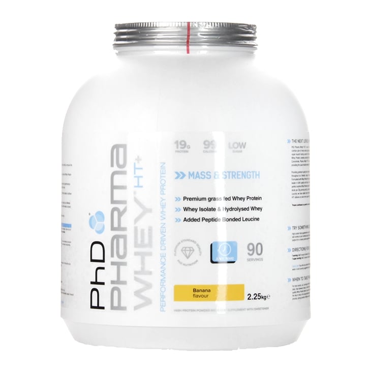 PhD Pharma Whey HT+ Banana 2250g Powder image 1