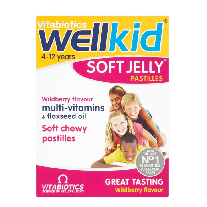 Vitabiotics WellKid Soft Jelly Pastilles Wildberry 30 Chews-1
