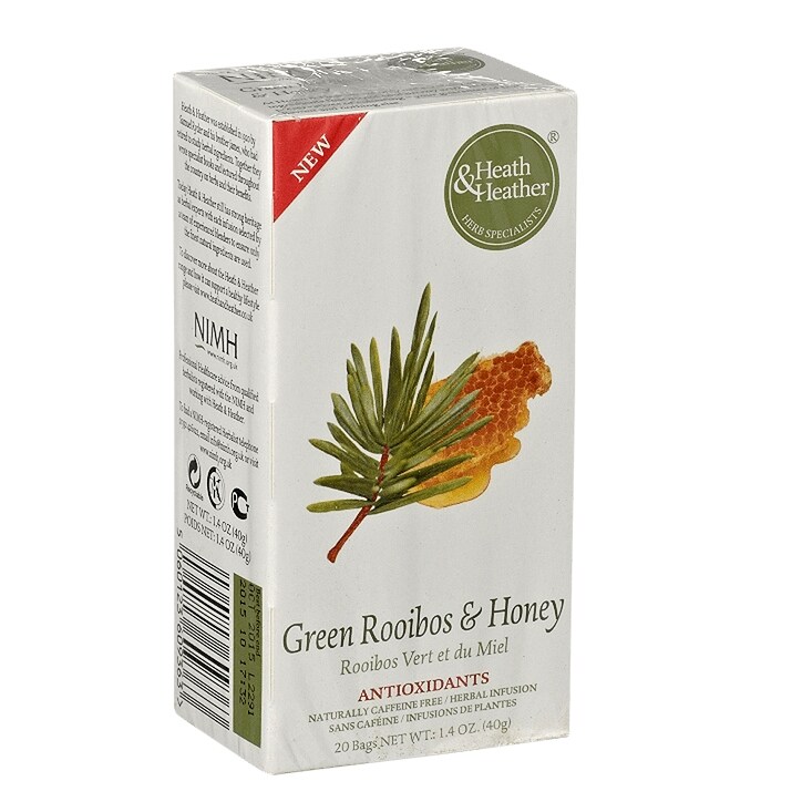 Heath & Heather Green Rooibos & Honey 20 Tea Bags image 1