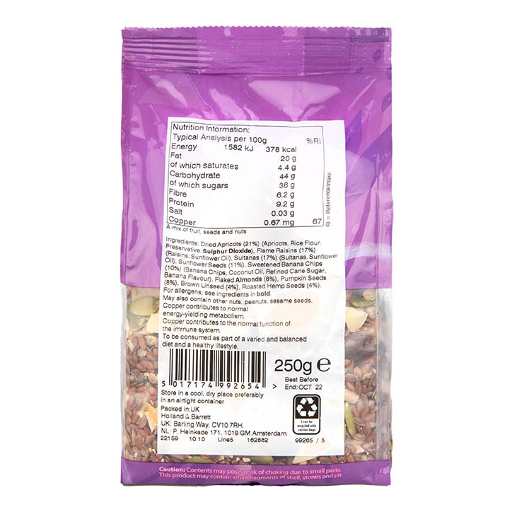 Holland & Barrett Seeds, Fruit & Nut Mix image 2
