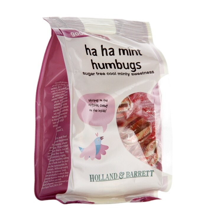 Holland & Barrett Ha Ha Mint Humbugs image 1