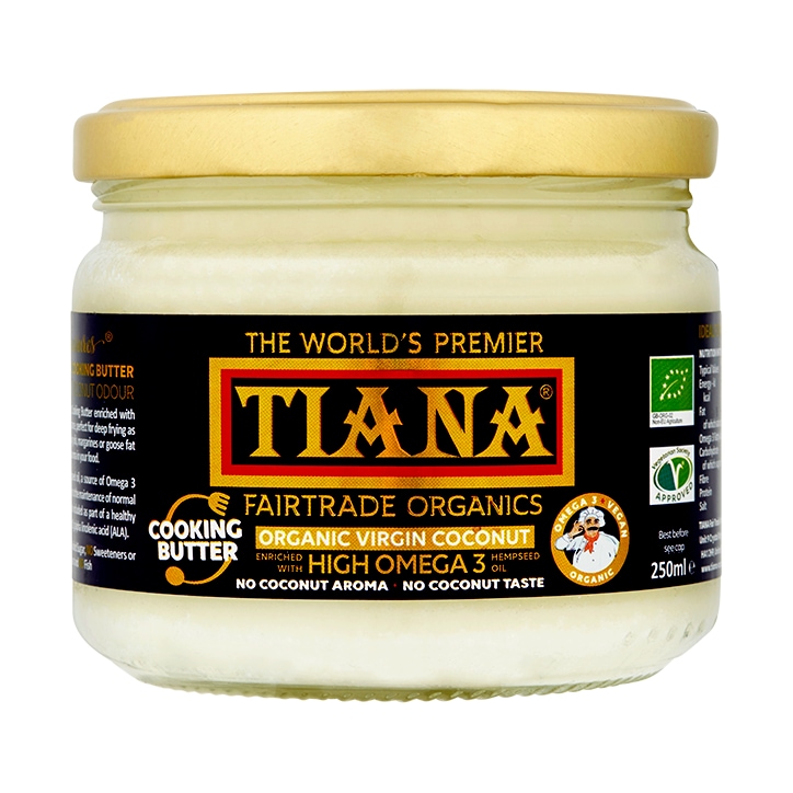 TIANA Organic Omega 3 Virgin Coconut Butter 250ml image 1