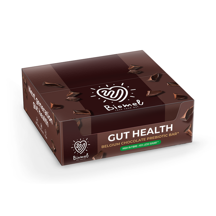 Biomel Gut Health Bar Chocolate 12 X 45 G