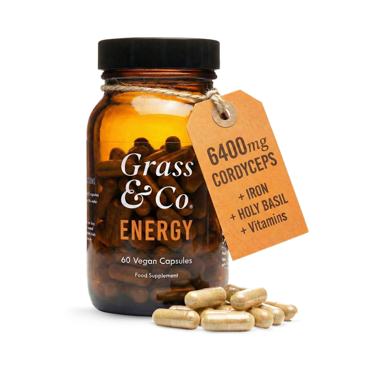 Grass & Co. Energy Cordyceps Mushrooms 60 Capsules