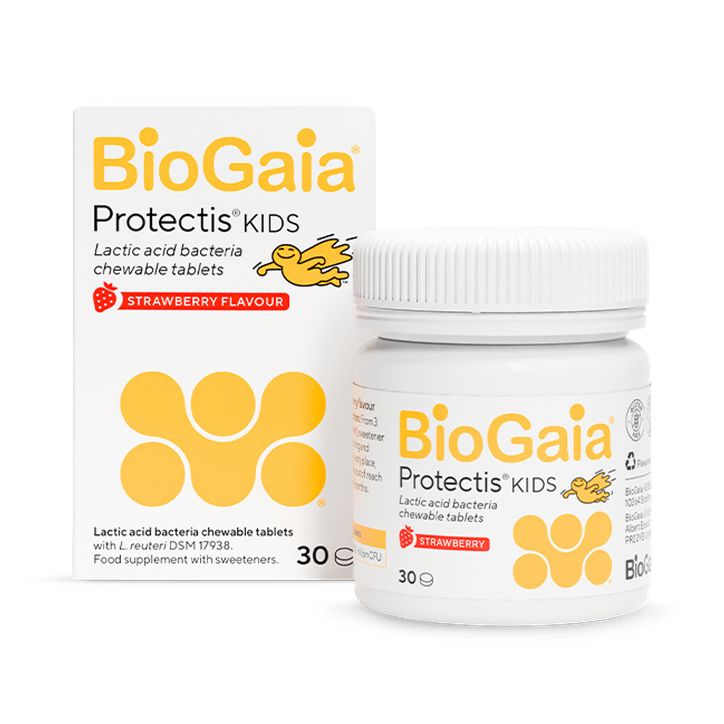 BioGaia Protectis Kids Tablets Strawberry Tablets - 30 Tablets