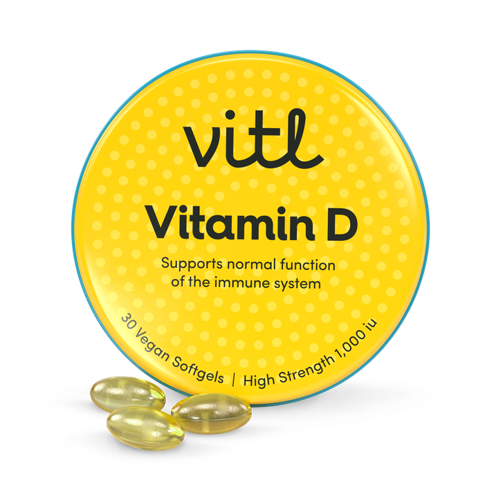 Vitl Vitamin D3 Pocket Pack 30 Softgels