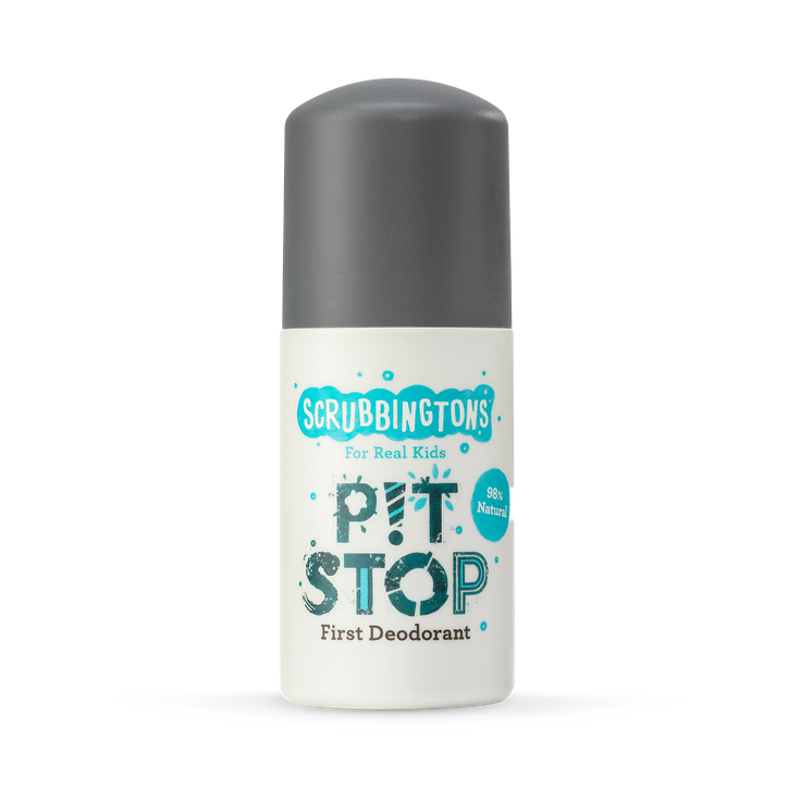 Scrubbingtons Pit Stop Roll on Deodorant for Kids Original 75ml