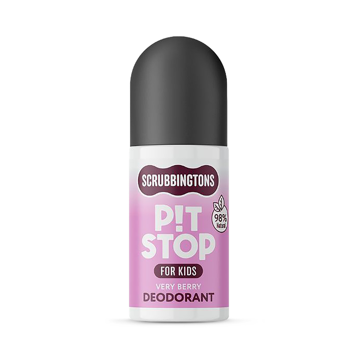 Scrubbingtons Pit Stop Roll Deodorant for Kids Very Berry Scent 75ml