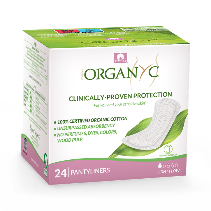 Organyc Panty Liners Folded Light Flow 24's