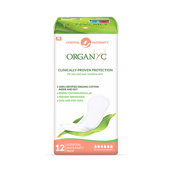 Organyc Maternity Pads (Hospital) 12's