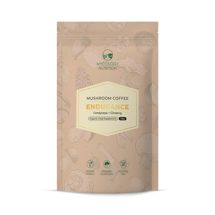 Mycology Nutrition Endurance Coffee (Cordyceps & Siberian Ginseng) 60g  15 Servings