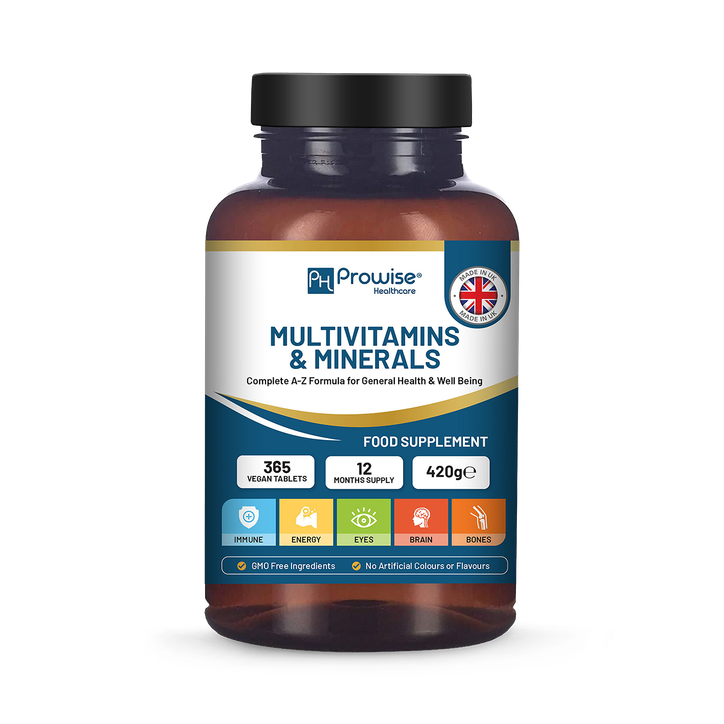 Prowise Healthcare A-Z Multivitamins & Minerals l 365 Vegan Multivitamin Tablets - 365 tablet