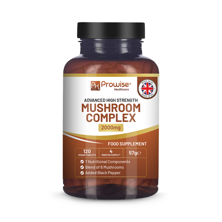 Prowise Healthcare Advanced Mushroom Complex 120 Vegan High Strength Tablets - 120 tablet