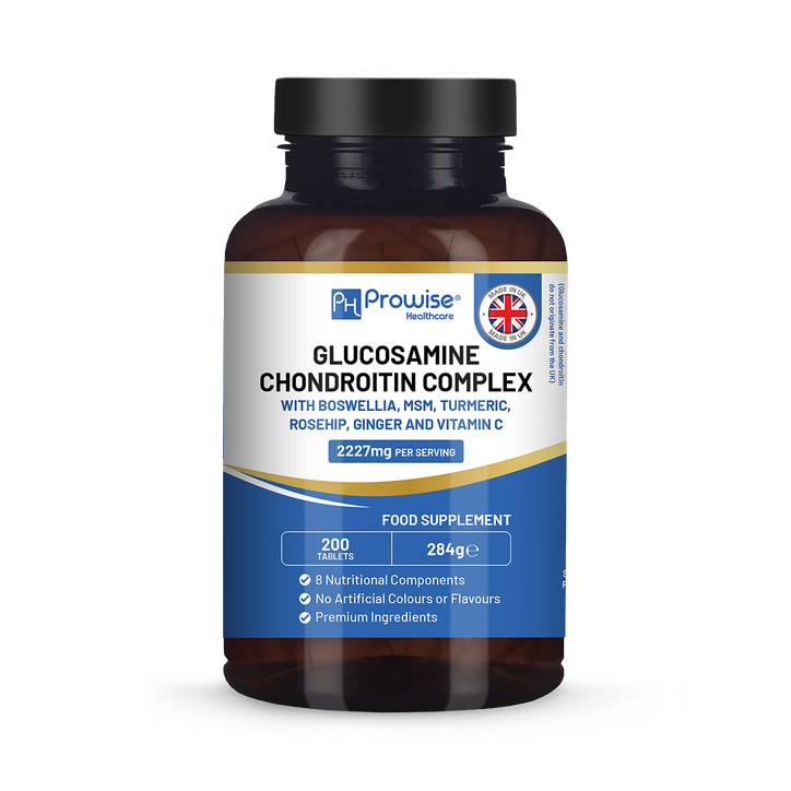 Prowise Healthcare Glucosamine and Chondroitin Complex 200 High Strength Tablets