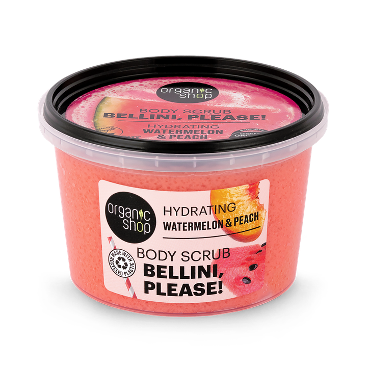 Organic Shop Hydrating Body Scrub Watermelon & Peach 250ml