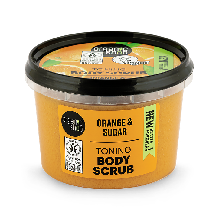 Organic Shop Toning Body Scrub Orange & Sugar 250ml