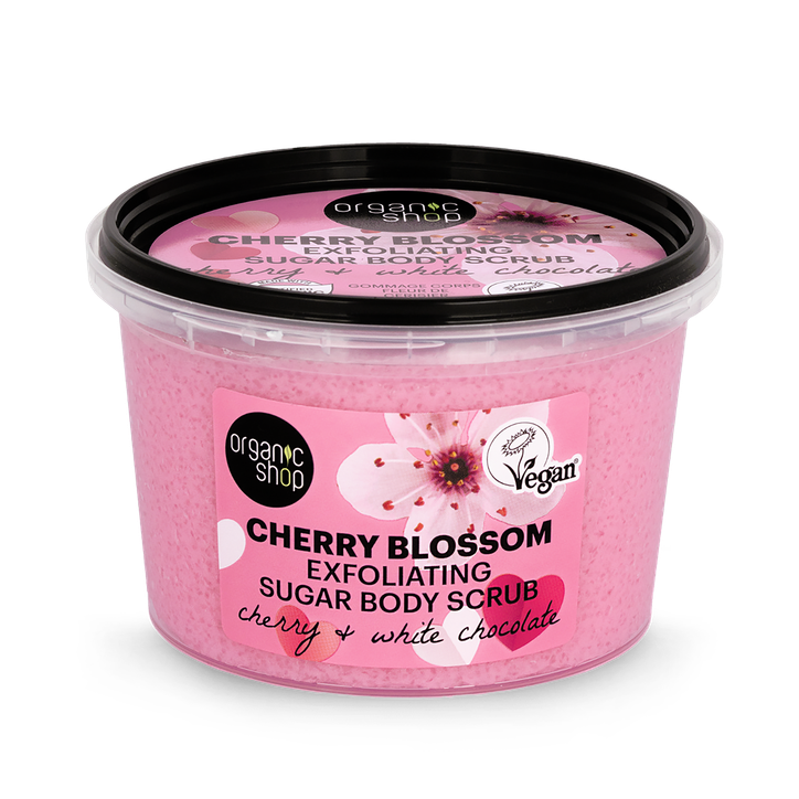 Organic Shop Cherry Blossom Exfoliating Sugar Body Scrub 250ml