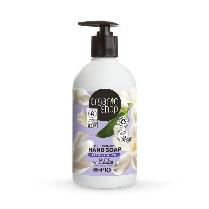 Organic Shop Moisturizing Hand Soap Mint & Wild Jasmine 500ml