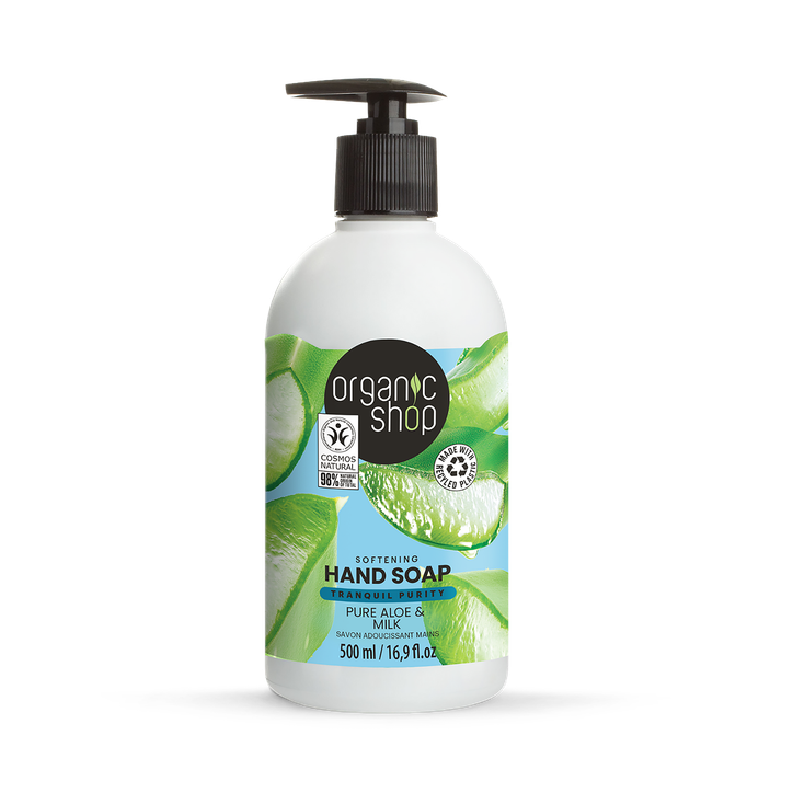 Organic Shop Softening Hand Soap Aloe & Milk 500ml