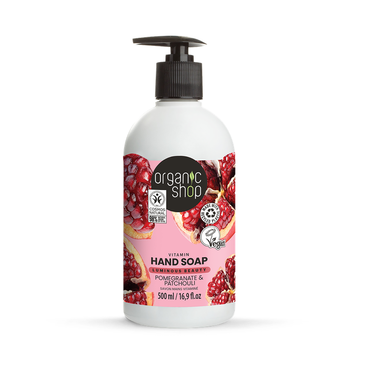 Organic Shop Vitamin Hand Soap Pomegranate & Patchouli 500ml