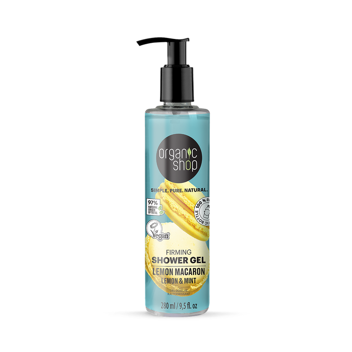 Organic Shop Firming Shower Gel Lemon Macaron 280 ml