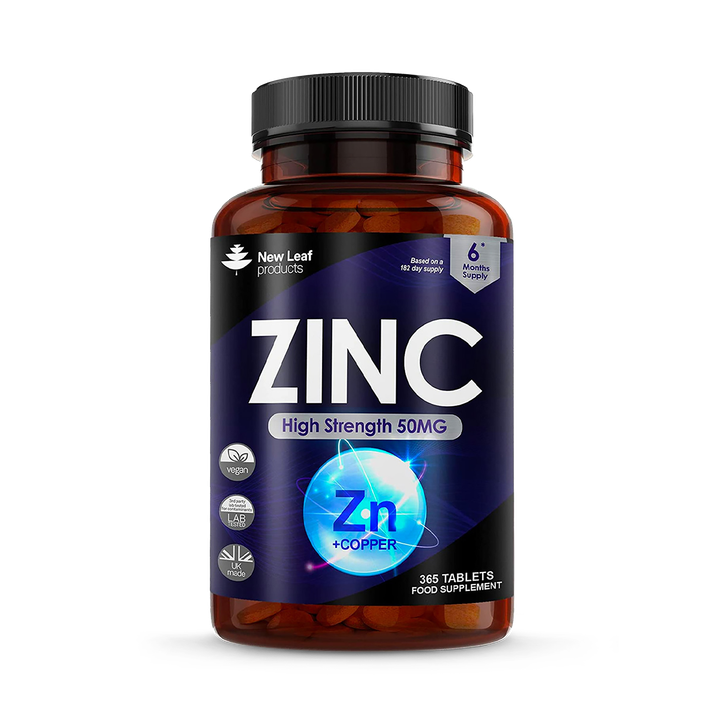 New Leaf Products Zinc 50mg 365 Tablets