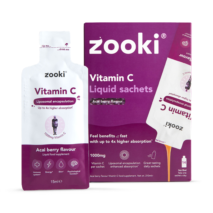 Zooki Liposomal Vitamin C 1,000mg 14 Sachets