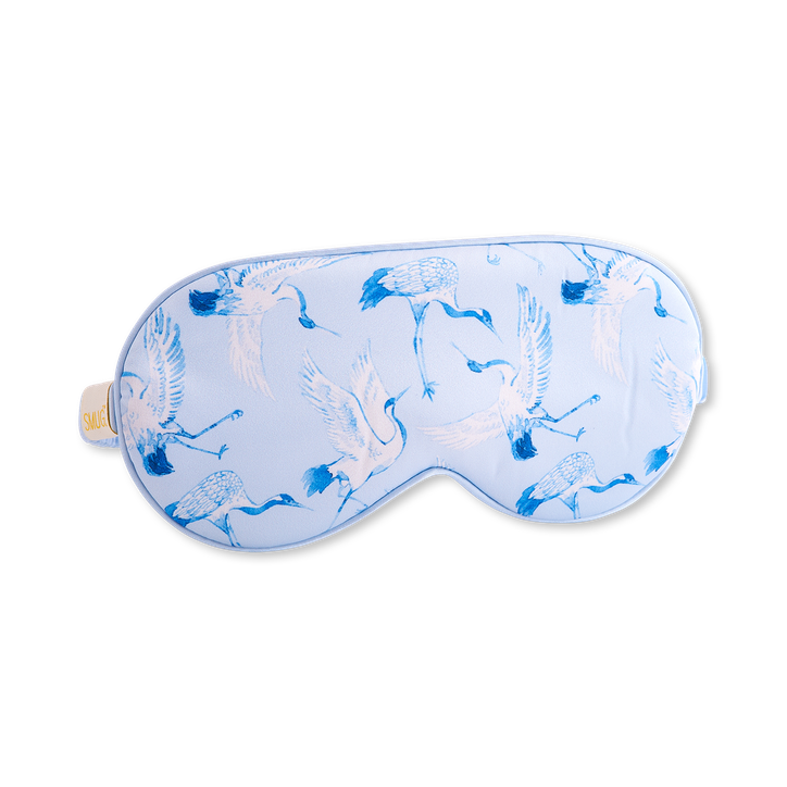 Satin Sleep Mask Cranes