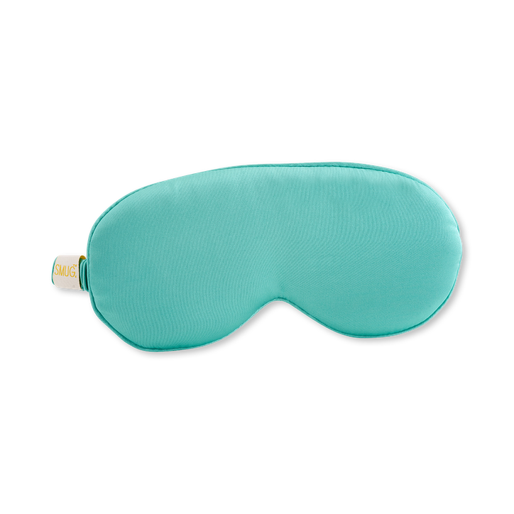 Smug Cloud Padded Satin Sleep Mask Aqua
