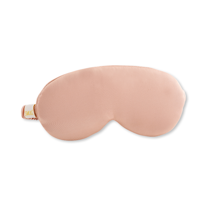 Smug Cloud Padded Satin Sleep Mask Caramel