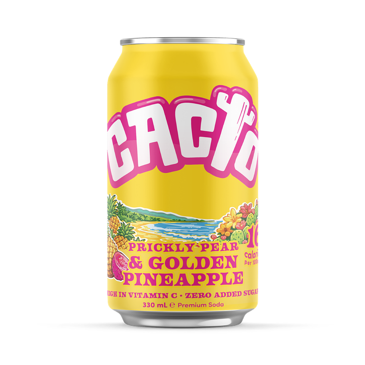 Cacto - Low Sugar Soda Prickly Pear & Pineapple 330 ml