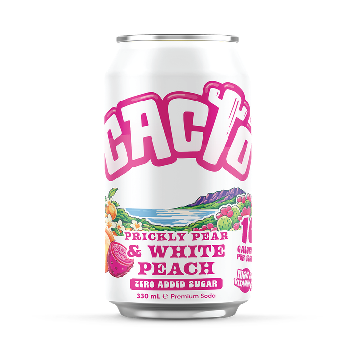 Cacto - Low Sugar Soda Pricly Pear & Peach 330 ml