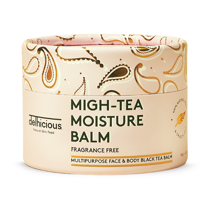 Delhicious Migh-Tea Moisture Skin Recovery Balm - Fragrance Free 140g