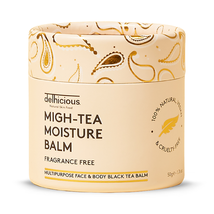 Delhicious Migh-Tea Moisture Skin Recovery Balm - Fragrance Free 50g