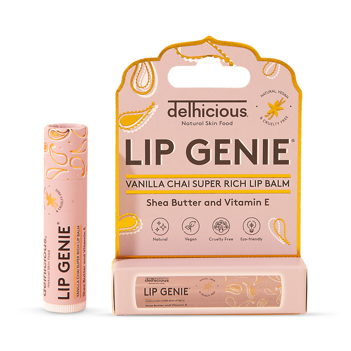 Delhicious Lip Genie Vanilla Chai Super Rich Lip Balm 4.25g