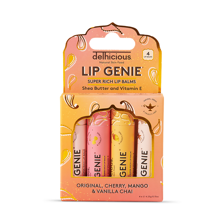 Delhicious Lip Genie Super Rich Lip Balm - 4 Pack